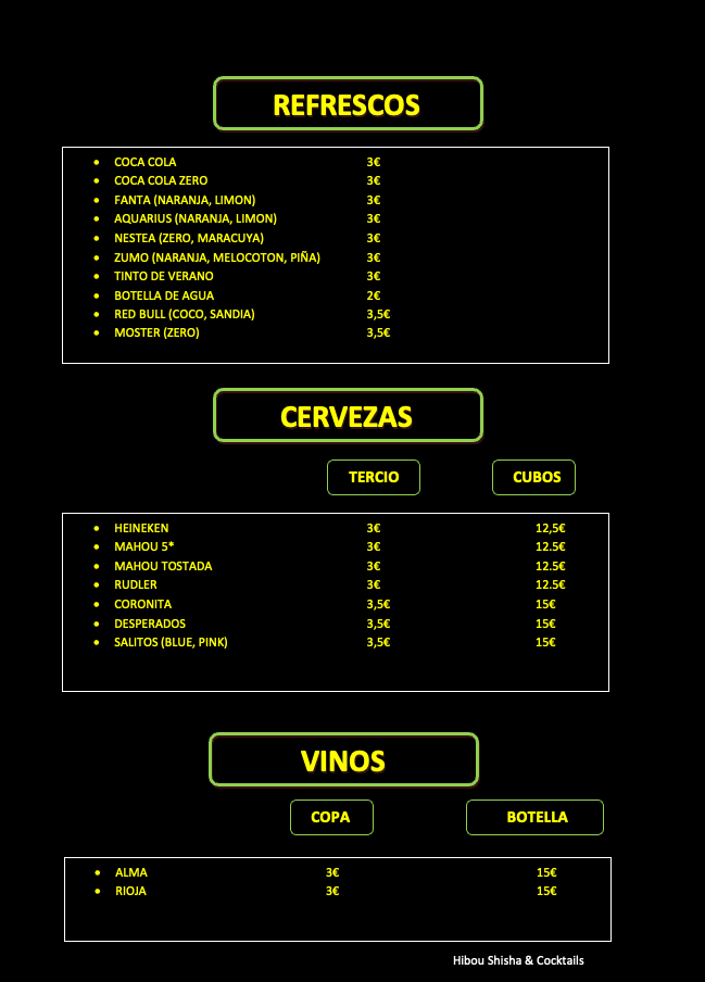 carta refrescos noche 2